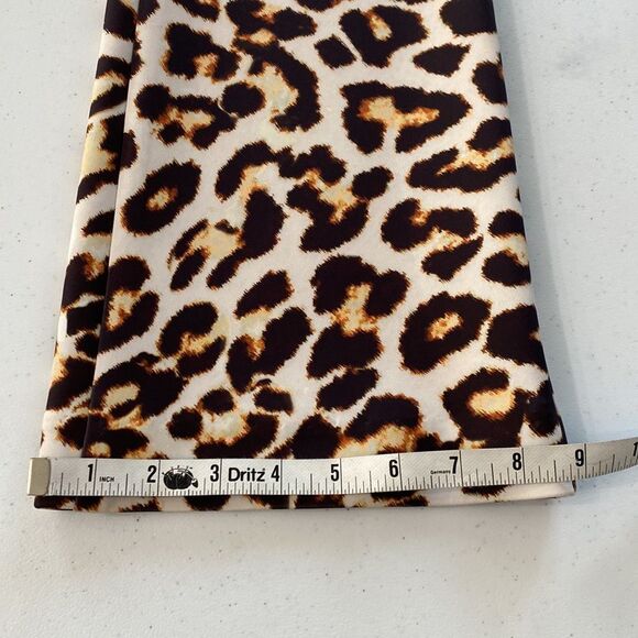 Le Superbe Cathouse High Waist Flare Ankle Pants Stretchy Animal Leopard Print - Picture 14 of 16